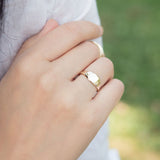 Signet Oval Ring