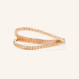 Twisted Rope Split Ring