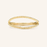 Twisted Rope Split Ring