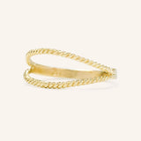 Twisted Rope Split Ring