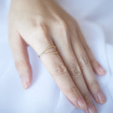 Twisted Rope Split Ring