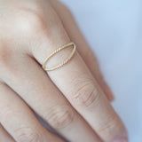 Twisted Rope Split Ring