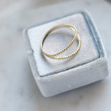 Twisted Rope Split Ring