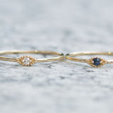 Evil Eye Blue Sapphire Ring