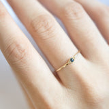 Evil Eye Blue Sapphire Ring