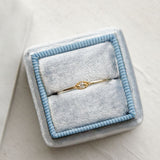 Evil Eye Diamond Ring