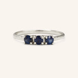 Mariposa Blue Sapphire Lily Ring