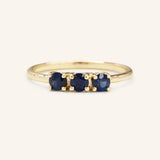 Mariposa Blue Sapphire Lily Ring