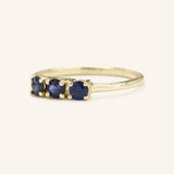 Mariposa Blue Sapphire Lily Ring