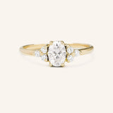 Blooms in Spring Oval Diamond Engagement Ring