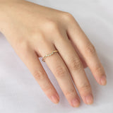 Love in the Mist Diamond Ring