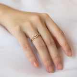 Love in the Mist Diamond Ring
