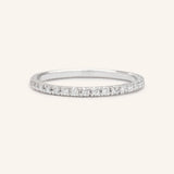 Brilliant White Eternity Wedding Band