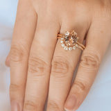 Powder Kiss Morganite Engagement Ring