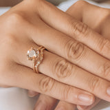 Powder Kiss Morganite Engagement Ring