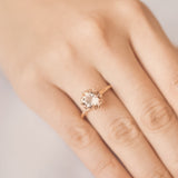 Powder Kiss Morganite Engagement Ring