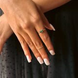 Winterberry Green Tourmaline Ring