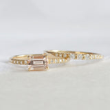 Winterberry Morganite Diamond Ring