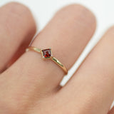 Farewell to Spring Garnet Ring
