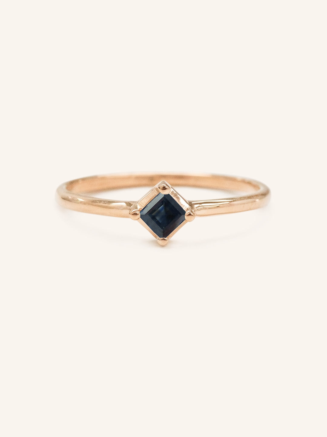 Farewell to Spring Blue Sapphire Ring