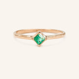 Farewell to Spring Emerald Ring