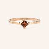 Farewell to Spring Garnet Ring