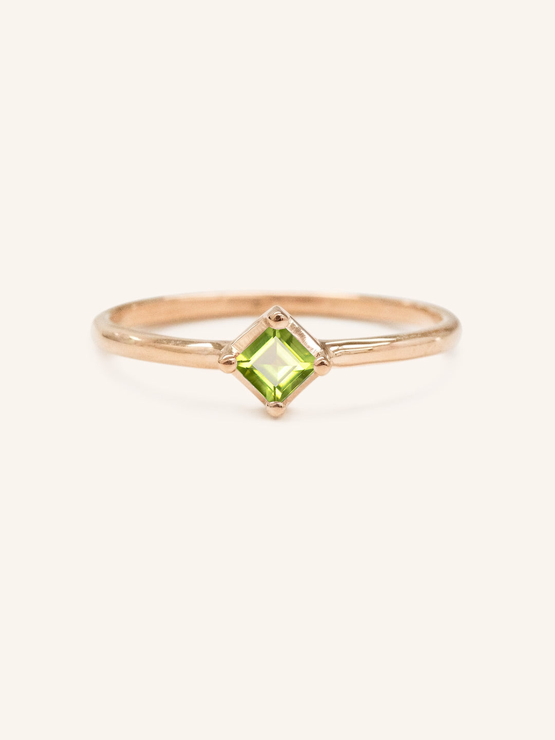 Farewell to Spring Peridot Ring