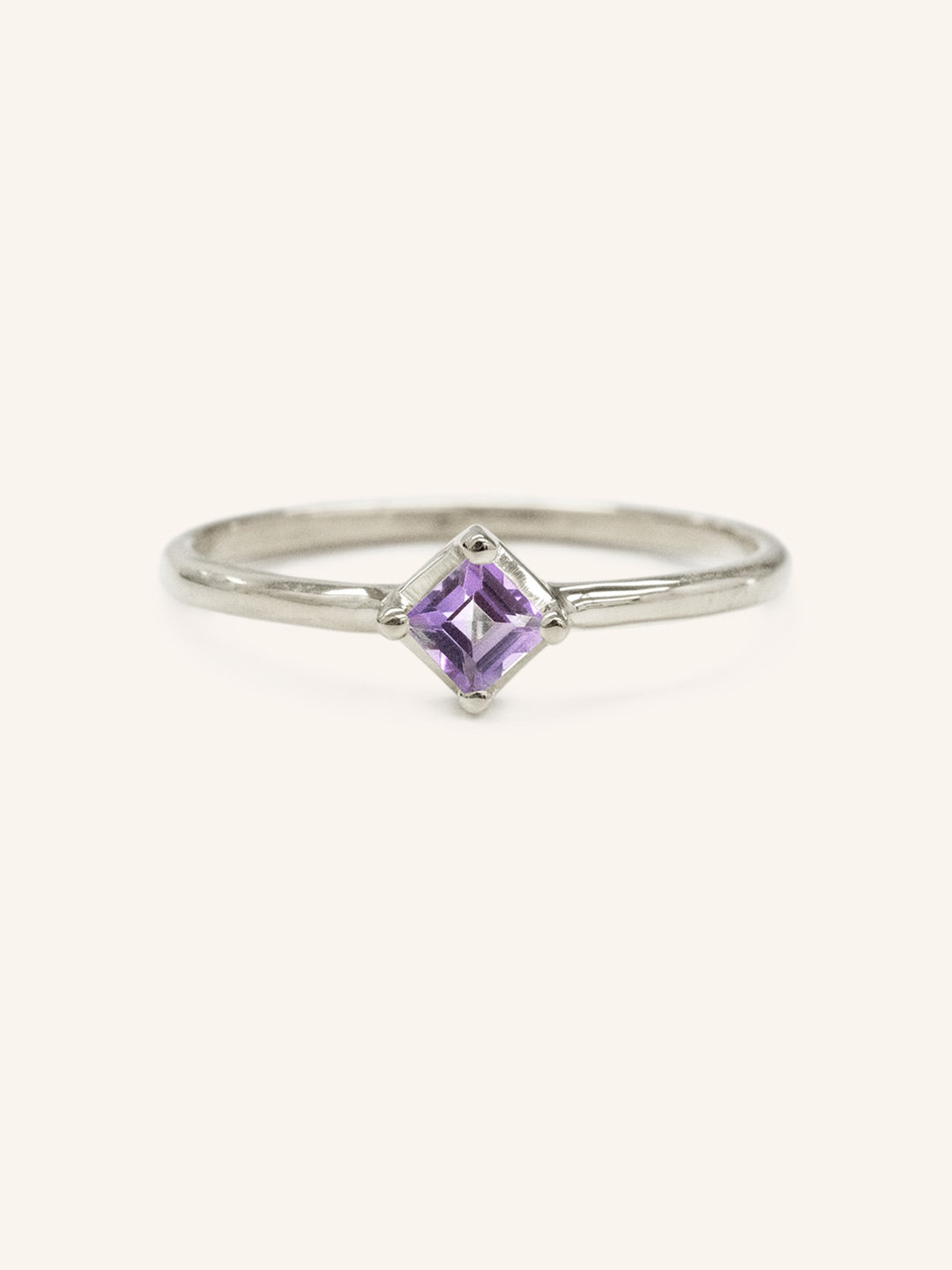 Farewell to Spring Amethyst Ring