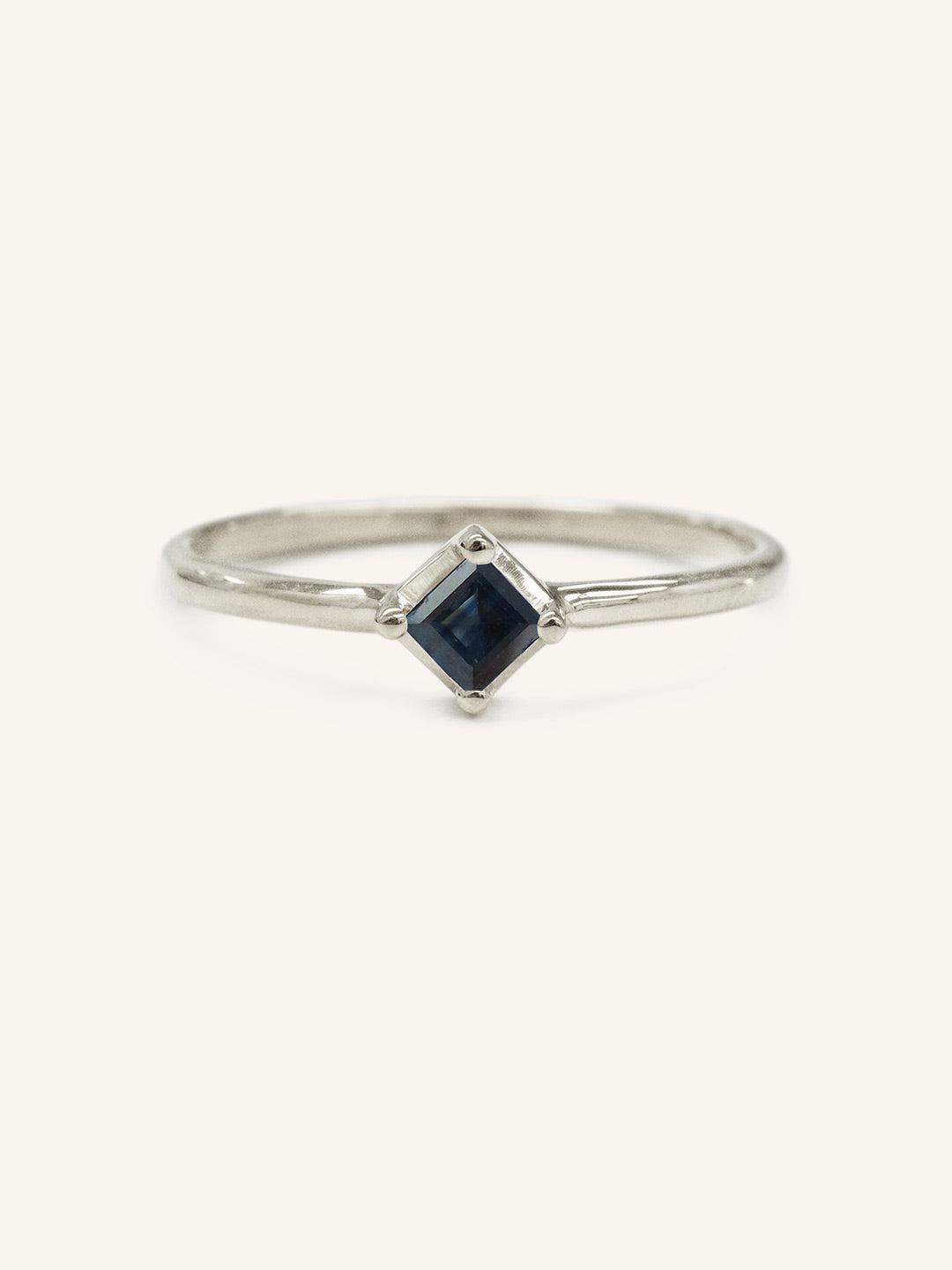 Farewell to Spring Blue Sapphire Ring