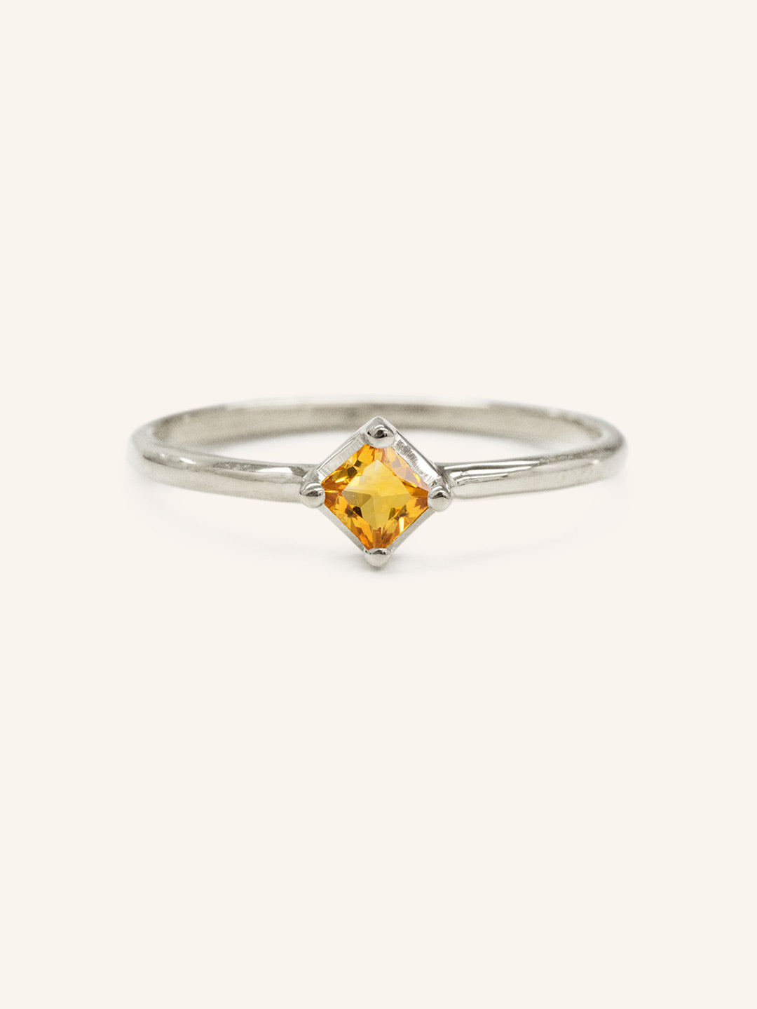 Farewell to Spring Citrine Ring