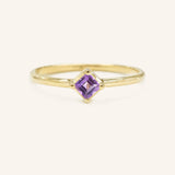 Farewell to Spring Amethyst Ring
