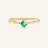 Farewell to Spring Emerald Ring