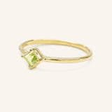 Farewell to Spring Peridot Ring