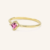 Farewell to Spring Pink Tourmaline Ring