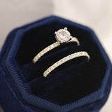 Evening White Half Eternity Diamond Wedding Ring