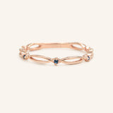 Yours Truly Blue Sapphire Ring