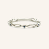 Yours Truly Blue Sapphire Ring