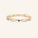 Yours Truly Blue Sapphire Ring