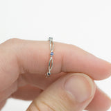 Yours Truly Blue Sapphire Ring