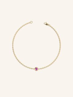 Fall into Autumn Ruby Bracelet
