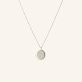 Navy Blazer Tag Necklace
