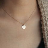 Navy Blazer Tag Necklace