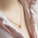 Shaded Spruce Chevron Diamond Necklace