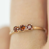 Mariposa Garnet Lily Ring