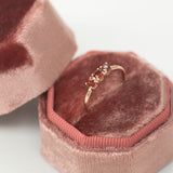 Mariposa Garnet Lily Ring