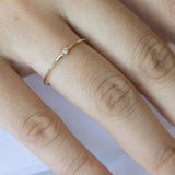 Petite Bezel Diamond Ring