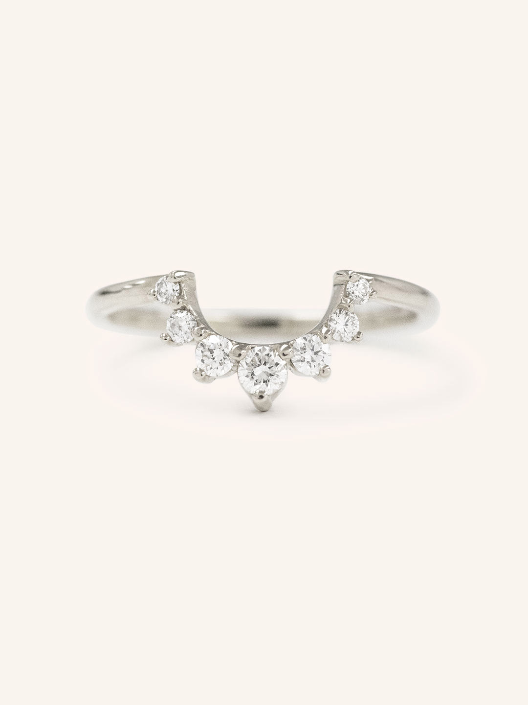 Diamond Charm Wedding Ring
