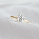 The Finale Six Round Moissanite Solitaire Engagement Ring