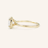 BRIDAL ROSE Halo Cushion Lab-Grown Diamond Engagement Ring