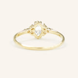 First Frost of Fall Marquise Engagement Ring